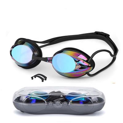 China UV Protector Anti-fog Silicone Waterproof Goggles Plating Swimming Goggles for sale