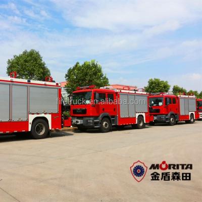 China special purpose vehicle, standard fire truck dimensions, fire fighting vehicle 8656x2500x3500mm for sale