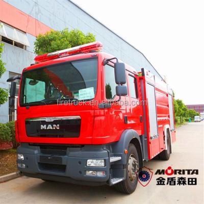 China brand new factory MAN airport fire truck / military fire trucks for new design 9477x2490x3460mm for sale