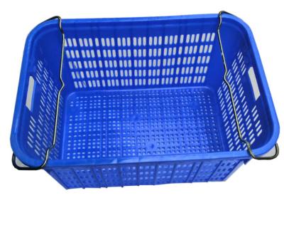 China HDPE stackable shipping transport vegetable fruit plastic crates for sale