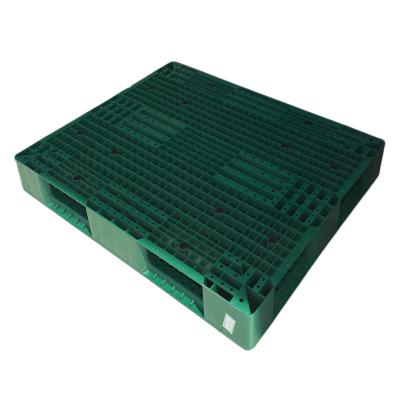 China Euro standard size cheap heavy duty durable double sides plastic pallet 1200*1000mm for sale