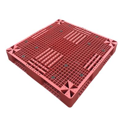 China Double sides 1400*1200 MM logistics pallet plastic heavy duty nestable plastic pallet for sale