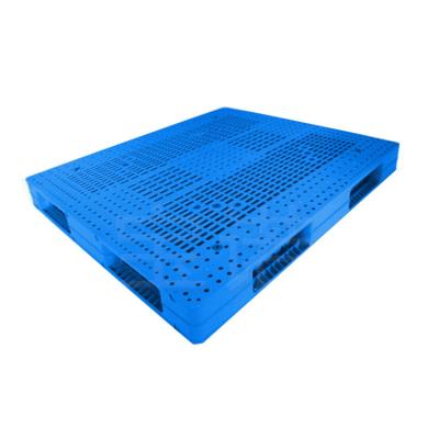 China 1500x1300x150 mm Cheap high quality four way entry steel reinforced hdpe standard size stackable double faced plastic pallet for sale