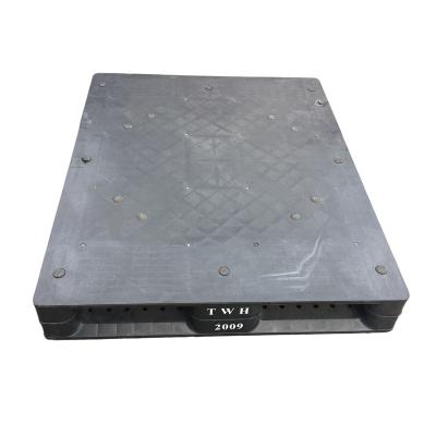 Cina black plastic pallet,48*40 inch injection standard japan size plastic pallet in vendita