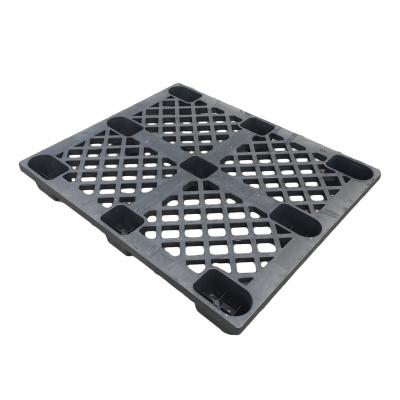 Cina 9 legs feet light duty single faced antislip euro plastic pallet in vendita