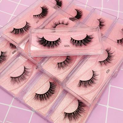 China Professional Long Thick Popular Fashion 3d Strip Eyelashes 25mm Strip Lashes Eyelash Extension Professional for sale