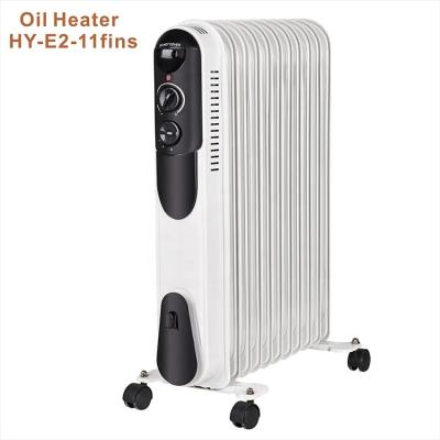 China 1000w /1500w/ 2000w/2500w 3 Oil Channel Electric Hotel Convector Radiator Oil Heater Fins Size 110*580mm for sale