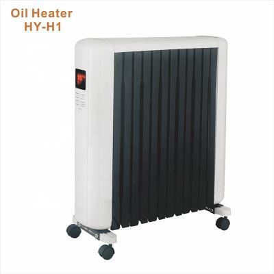 China Hotel 220V-240V/2500W 10Fins Digital OIL Eco Heater for sale