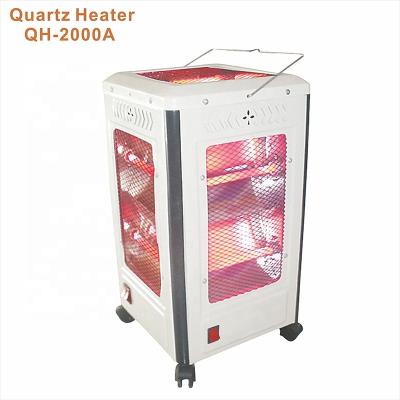 China Hotel 5 Face Quartz Heater 10 Pcs Quartz Heater With Tip-over Switch for sale