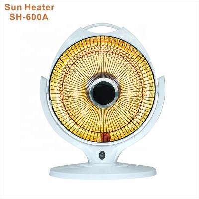 China Hotel 600w Portable Heating Electric Household Stand Sun Heater Fan For Winter for sale