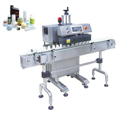 China Professional Medical Manual Aluminum Foil Sealing Machine With CE Certificate 0~250pcs/min Cans, Bottles for sale