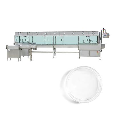 China Petri Dish Filling Machine China Factory Good Price Single Line Automatic Stacking Mechanism Diagnostic And Pharmaceutical Factory Customized Peristaltic Pump for sale