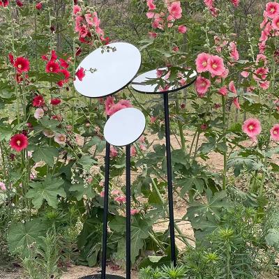 China Wedding Decoration New Wedding Props Iron Wedding Decoration Acrylic Cut Site Mirror Road Advance Five Sizes for sale