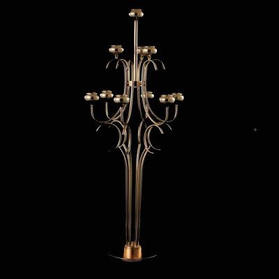 China Metal wedding supplies decoration for wedding event candlestick table flower stand for sale