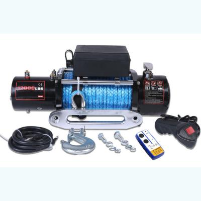 China 4X4 Or Truck Monster4WD 4X4 Truck 12000LBS Electric Traction Winches With Synthetic Rope for sale