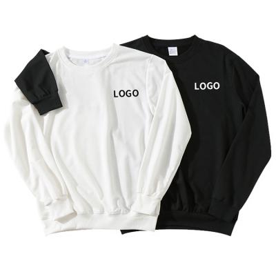 China Custom Men's Hoodies and Sweatshirts Plain Crewneck Long Sleeve White Soft and Comfortable Anti-wrinkle Lightweight Custom Pullover for sale