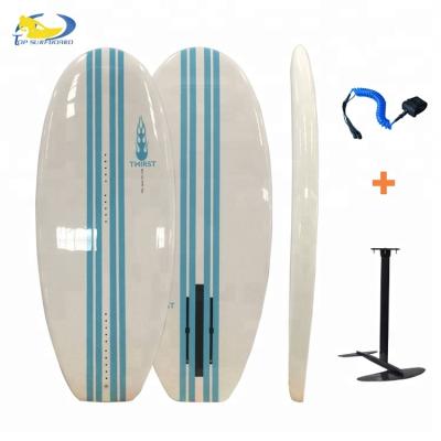 China Cheap EPS+Epoxy+Fiberglass Fiberglass Hydrofoil Surfboard With Surfboard Hydrofoil And Surfboard Leash for sale