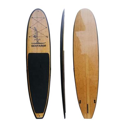 China 11' Unisex Head Double Layer Customized Bamboo Sup Board EPS Board for sale