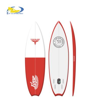 China EPS/PU Core or Customized Good Quality Strong Red Gloss Painting Kite Surfboard TP0022 for sale