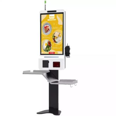 China SDK 32 inch Android automatic restaurant kiosk self catering touch screen machine computer unattended self ordering for sale