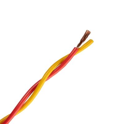 China Connecting And Control Wires RVS PVC Insulated Twisted Flexible Wire With 300/300V Copper Conductors For Connecting for sale