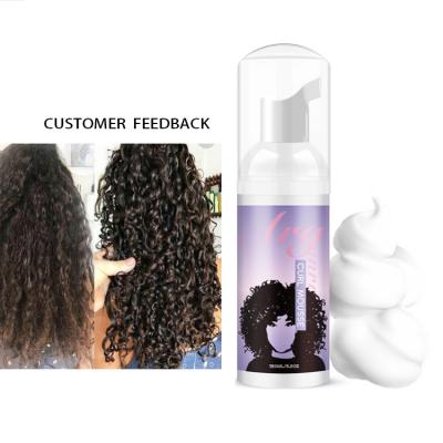 China Alcohol Free Alcohol Free Get Free Gifts Curl Tight Wigs Locs Edges Ethnic Styles No Watery Organic Hair Strong Mousse Curling For Curly Hair for sale