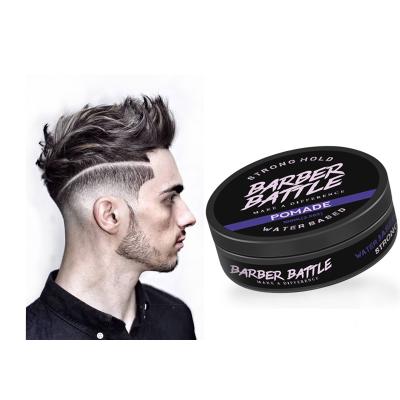 China ORGANIC BARBERPASSION OR Make Your Own Brand Hair Pomade Foil Can Men No Color Residue for sale