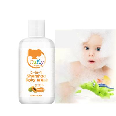 China CURLYMOMMY Anti Itch Anti - Itch No Animal Testing Sulfate Free Organic Kids 2 In 1 Shampoo And Body Wash for sale