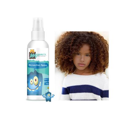 China Free Samples Organic Organic Sulfates Free Lightweight Leave-in Spray Kids Detangling Hair Detangler Spray for sale