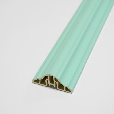 China 2022 Modern The Most Popular Mold Proof Flame Retardant Durable Interior Wpc Wall Panel Decorative Lines for sale