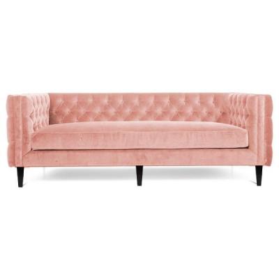 China Tufted Modern Classic Furniture 3 Seater Wooden Sofa Sofa for sale