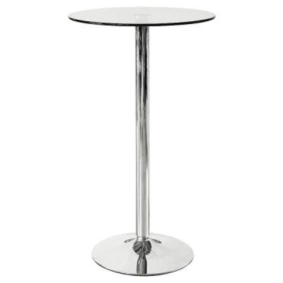 China Modern simple round bar used high glass top cocktail bar table for sale