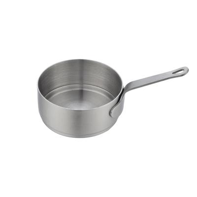 China Yukihira Pan Stainless Steel Pan Milk Pan Cooking Pot With Steel Traditional Stocked Japanese Handle for sale