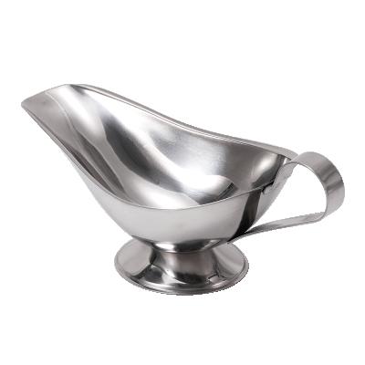 China Fubin Stainless Steel Sauce Boat Steak Sauce Boat Sustainable Pepper Sauce Boat for sale