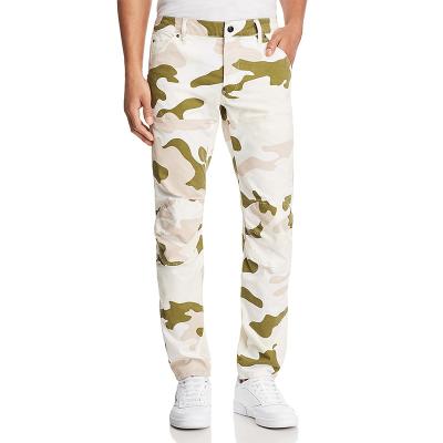 China 2021 Fashion Sustainable Slim Fit Pants Mens Denim Camouflage Jeans Mens Slim Fit Jeans for sale