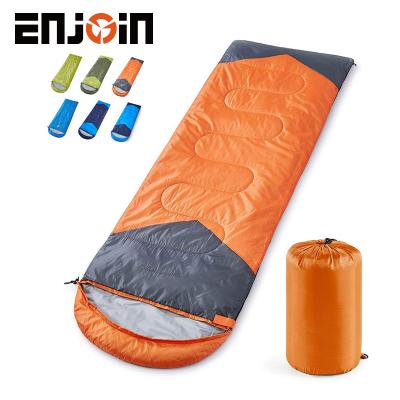 China Envelope Type ENCOURAGE 4 Season Cotton Backpacking Waterproof Organic Sleeping Bag With Zipper for sale