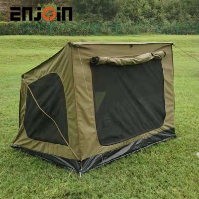 China Large Canvas Tents Quick Freeze Up Tent ENCOURAGE New Model 4X4 Quick Launch Tent Hunting With Heavy Duty Canvas Tent Fabric Stretch Ounce Tent for sale