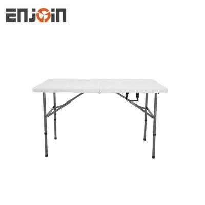 China Camping folding furniture ENCOURAGE hot sale 4FT camp folding table plastic outdoor square table for sale