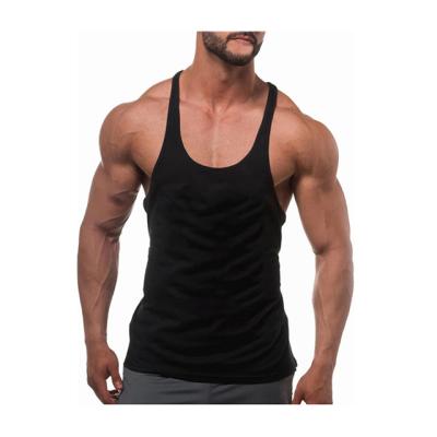 China Free Shipping QUICK DRY 100% Cotton Mens Ring Spun Logo Premium Custom Mens Stinger Singlet Cotton Tank Tops for sale