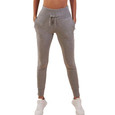 China New Fashion Anti-Wrinkle Cotton Sweat Pants High Waist Yoga Fitness Women Skinny Joggers Pants for sale