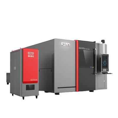 China Laser CUTTING FLX-GII 4015 1000W Fiber Laser Cutting Machine Metal Sheet Cutting Machine With Interchange Table&Full Cover for sale