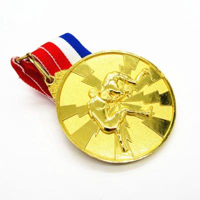 China Custom Africa Sports Awards Medal With Three Color Ribbon , Gold Silver Bronze Medals For Sport Games for sale