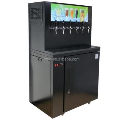 China High quality integral kegerator draft beer tower dispenser cooler for 350L bar for sale