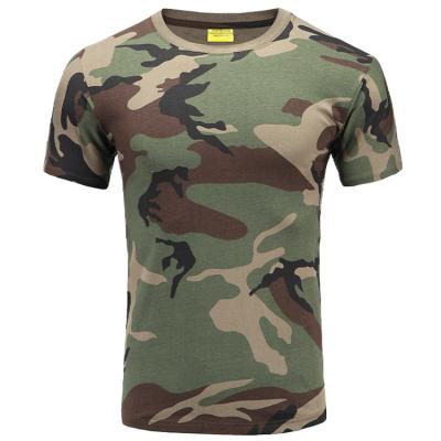 China US Viable Summer3D Military Camouflage Printing Casual Sports Men's T-shirt Quick-drying Camouflage T-shirts Tactical Hunting Pullover for sale