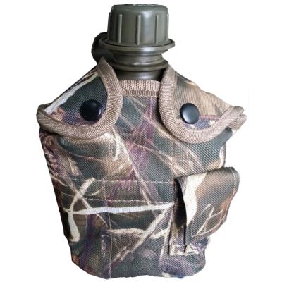 China Light Militia Survival Outdoor Military Branch Camouflage Portable Military Drinking Aluminum Water Bottle Lunch Box Water Container for sale