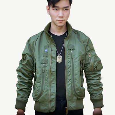 China Custom Wholesale Classic Women's OEM Flight Jacket QUICK DRY Men's Bomber Ma1 Pilot Bomber Jackets Coat Mens Flight Nylon Baseball Coat for sale