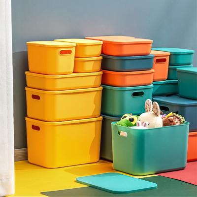 China OEM Manufacturing Viable Professional Storage Organizer Heavy Duty Box Plastic Sturdy Storage Boxes for sale