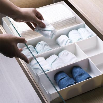 China Viable Wholesale Closet Underwear Organizers Drawer Divided Box Multifunctional Closet Organizers for sale