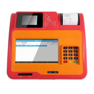 China DH-PF1042A Orange Color Desktop With 58mm Printer English Pin Pad Position Machine 8GB for sale