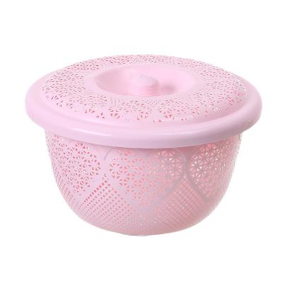 China Viable Plastic Filter Storage Baskets Fruit Vegetable Container Filter Basin Kitchen Accessories Storage Home Tools for sale